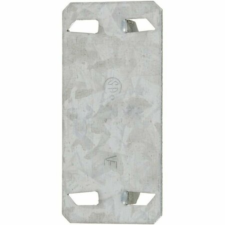 AMERICAN IMAGINATIONS Galvanized Steel Rectangle Cable Protector Plate AI-37348